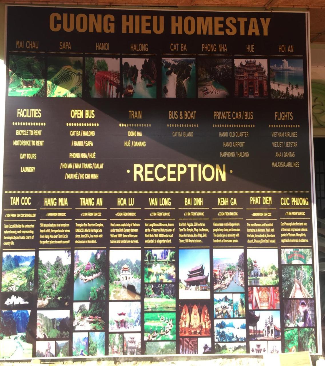 Tam Coc Cuong Hieu Homestay Ninh Binh Exterior foto